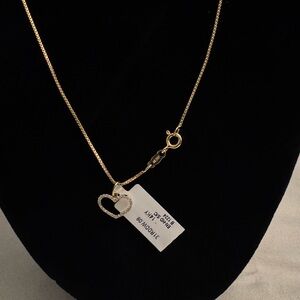 Elegant Gold Heart Necklace